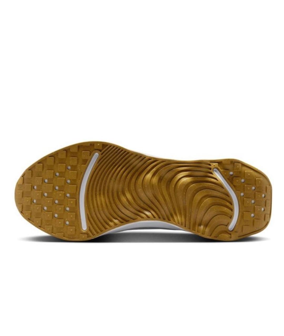 NIKE Белые текстильные низкие кроссовки / кеды, фото 6