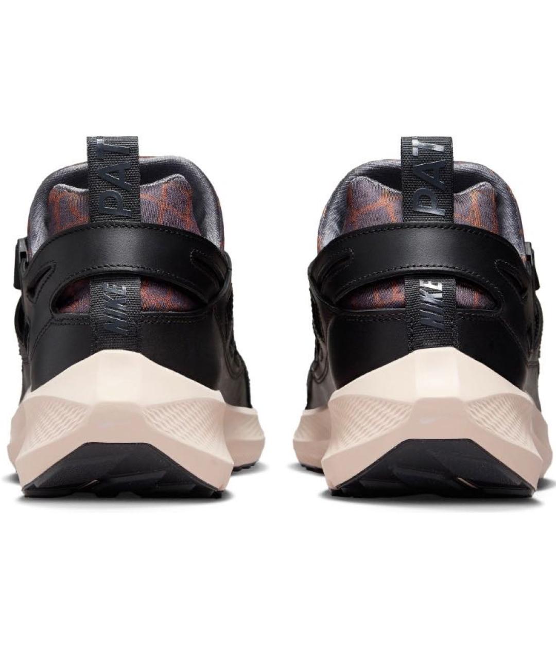 NIKE Черные текстильные низкие кроссовки / кеды, фото 4