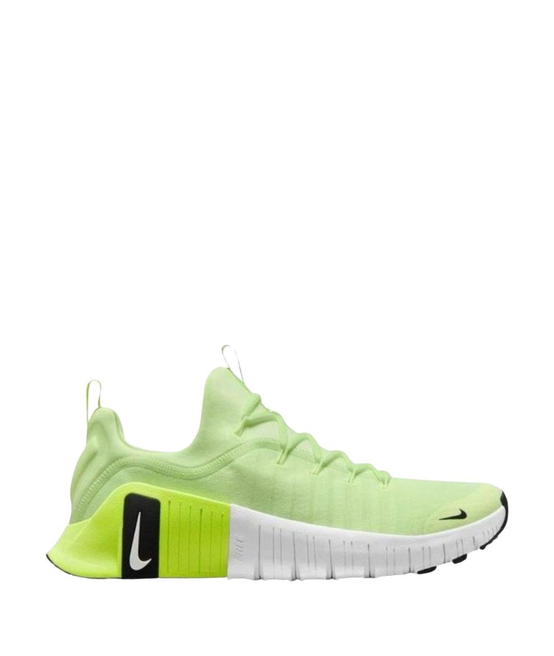 NIKE Салатовые текстильные низкие кроссовки / кеды, фото 1