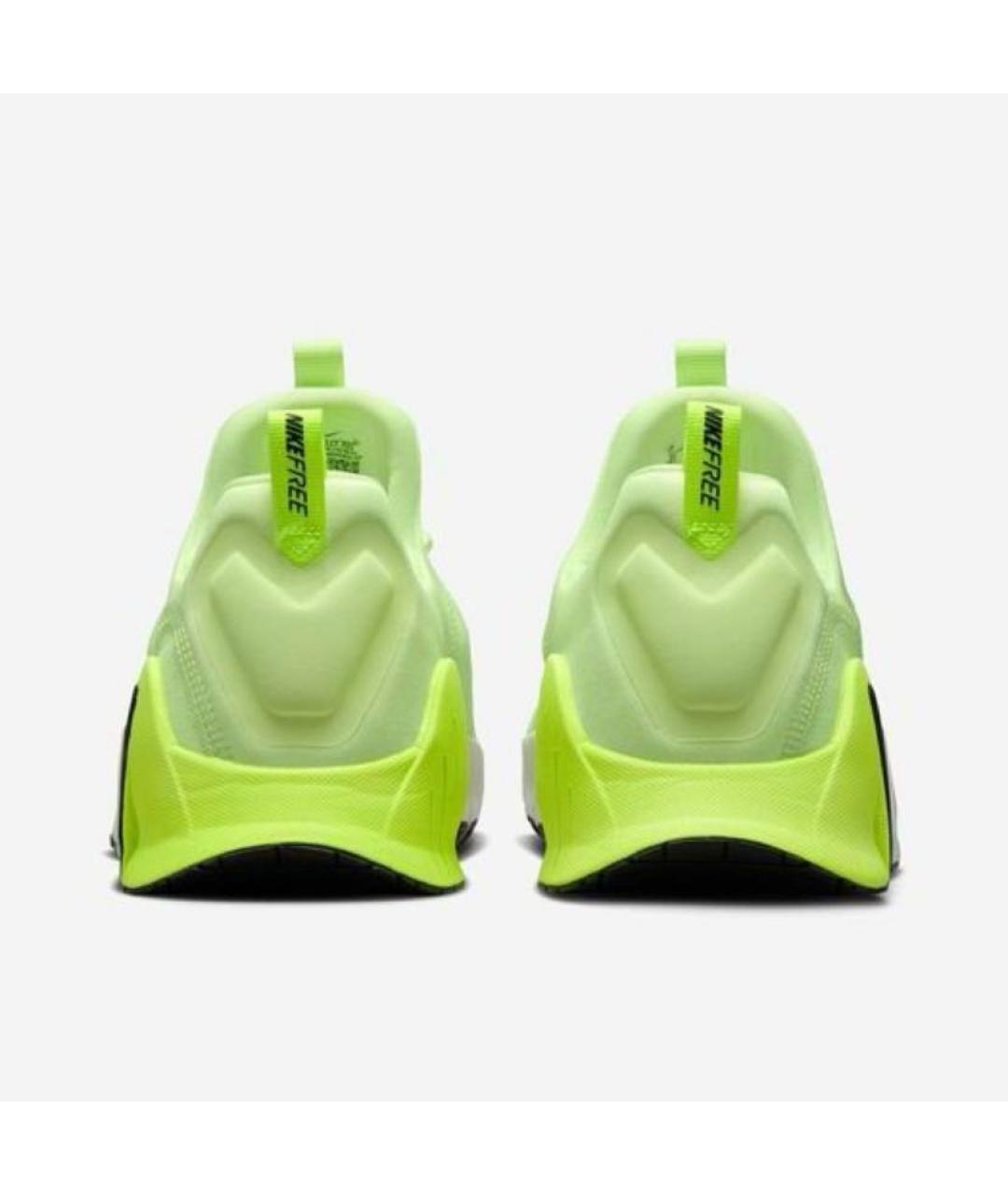 NIKE Салатовые текстильные низкие кроссовки / кеды, фото 4