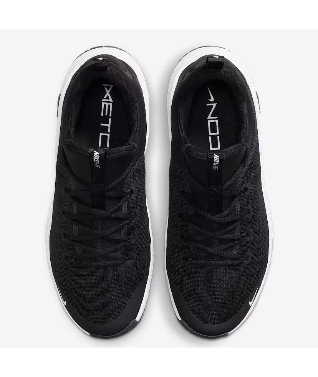 NIKE Черные текстильные низкие кроссовки / кеды, фото 2