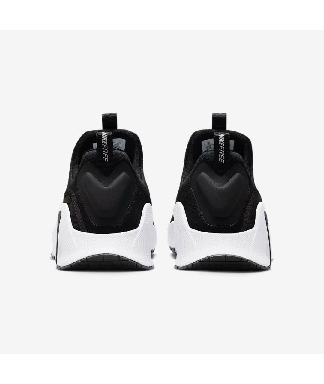 NIKE Черные текстильные низкие кроссовки / кеды, фото 4