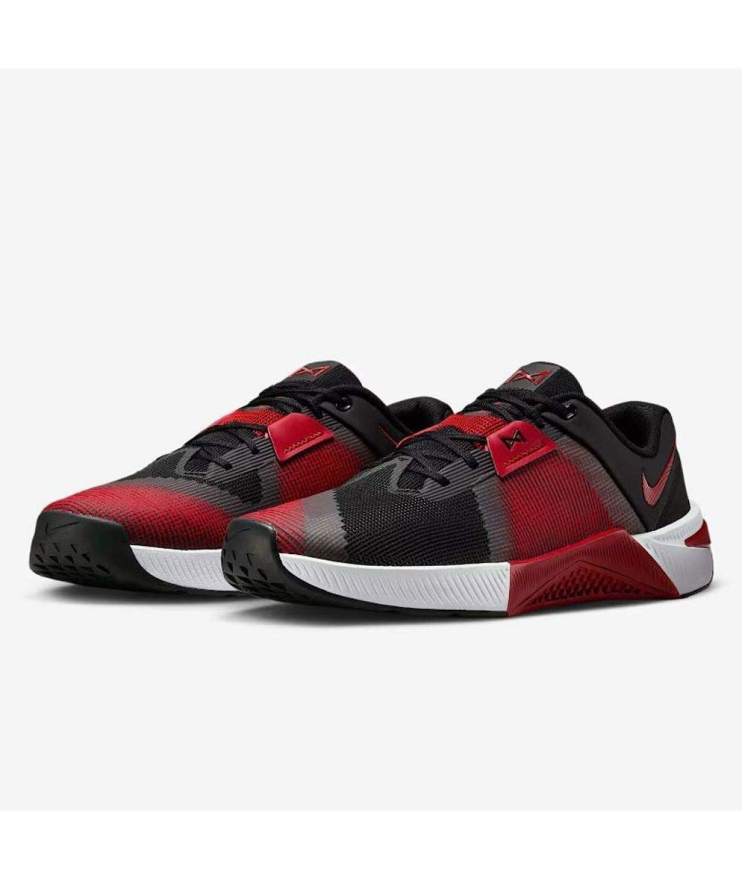 NIKE Бордовые текстильные низкие кроссовки / кеды, фото 3