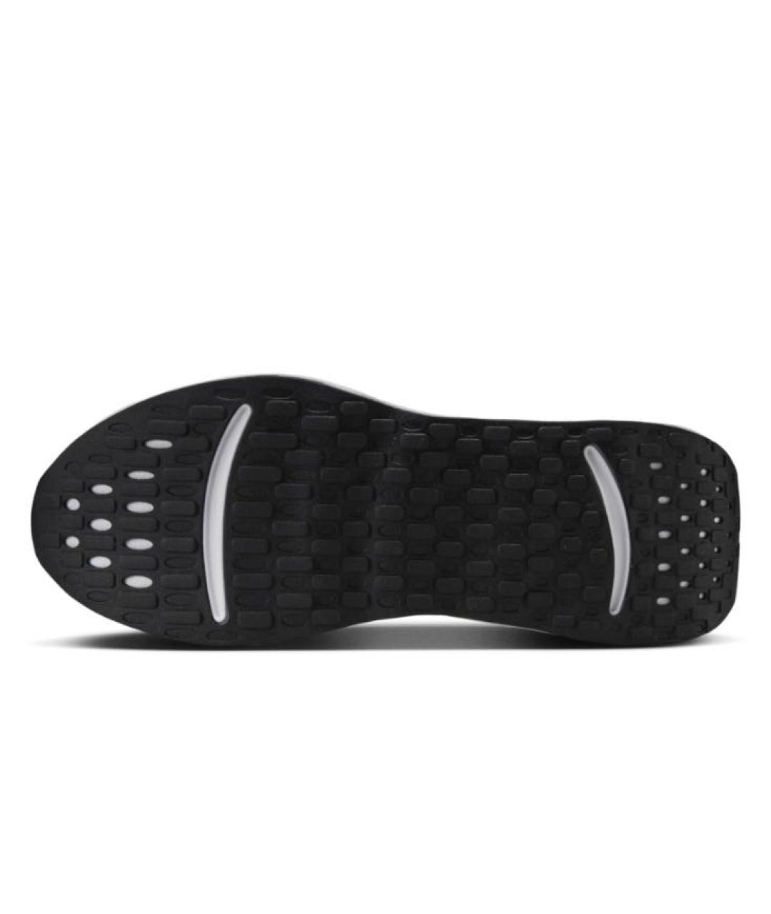 NIKE Черные текстильные низкие кроссовки / кеды, фото 6