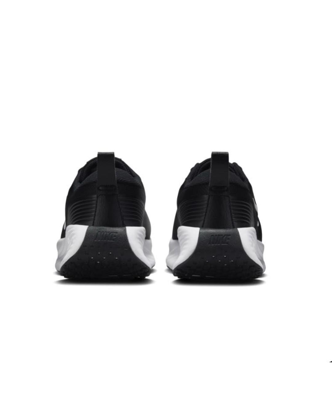 NIKE Черные текстильные низкие кроссовки / кеды, фото 4