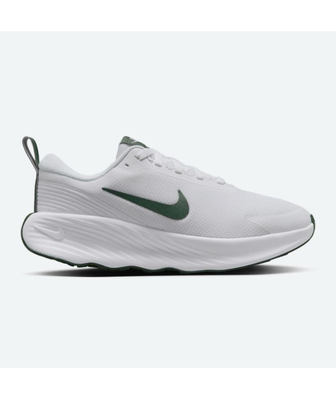 NIKE Белые текстильные низкие кроссовки / кеды, фото 7