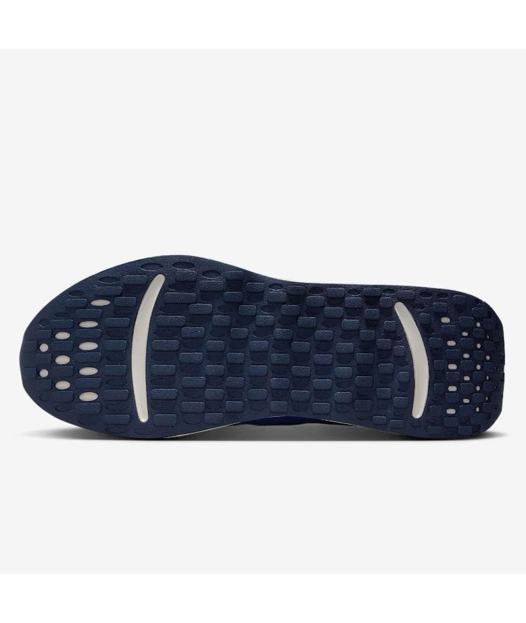 NIKE Синие текстильные низкие кроссовки / кеды, фото 6