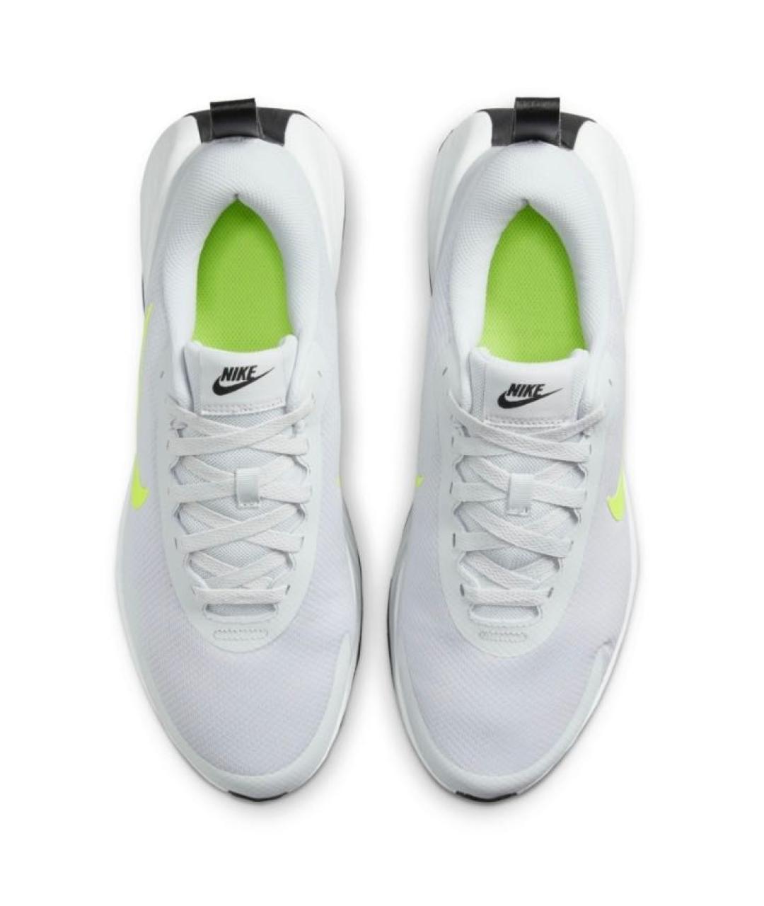 NIKE Белые текстильные низкие кроссовки / кеды, фото 2