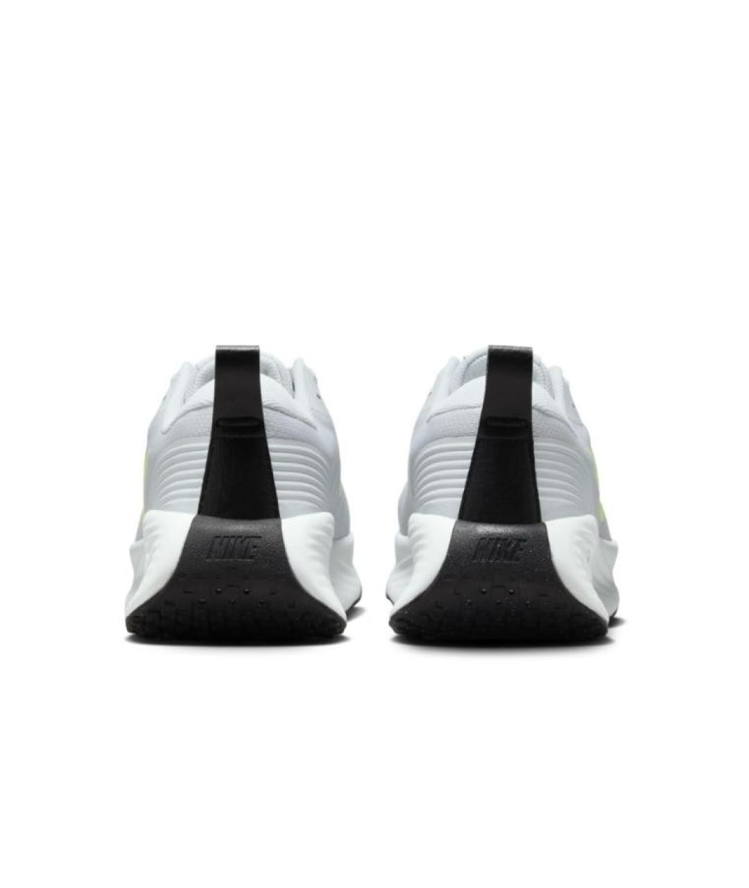 NIKE Белые текстильные низкие кроссовки / кеды, фото 4