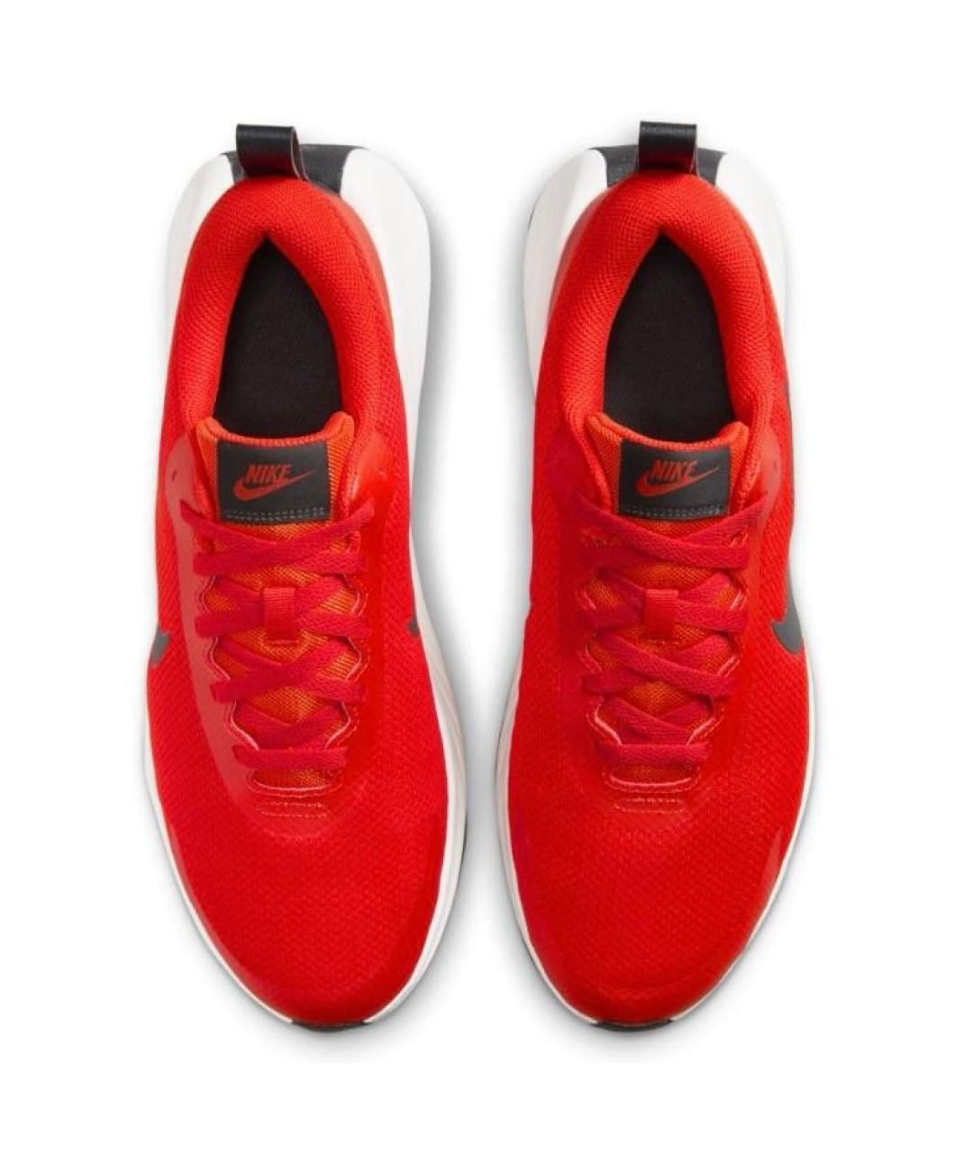 NIKE Красные текстильные низкие кроссовки / кеды, фото 2