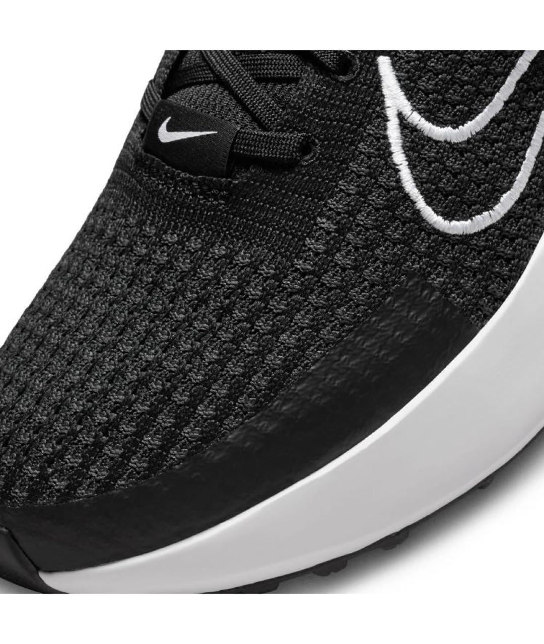 NIKE Черные текстильные низкие кроссовки / кеды, фото 5