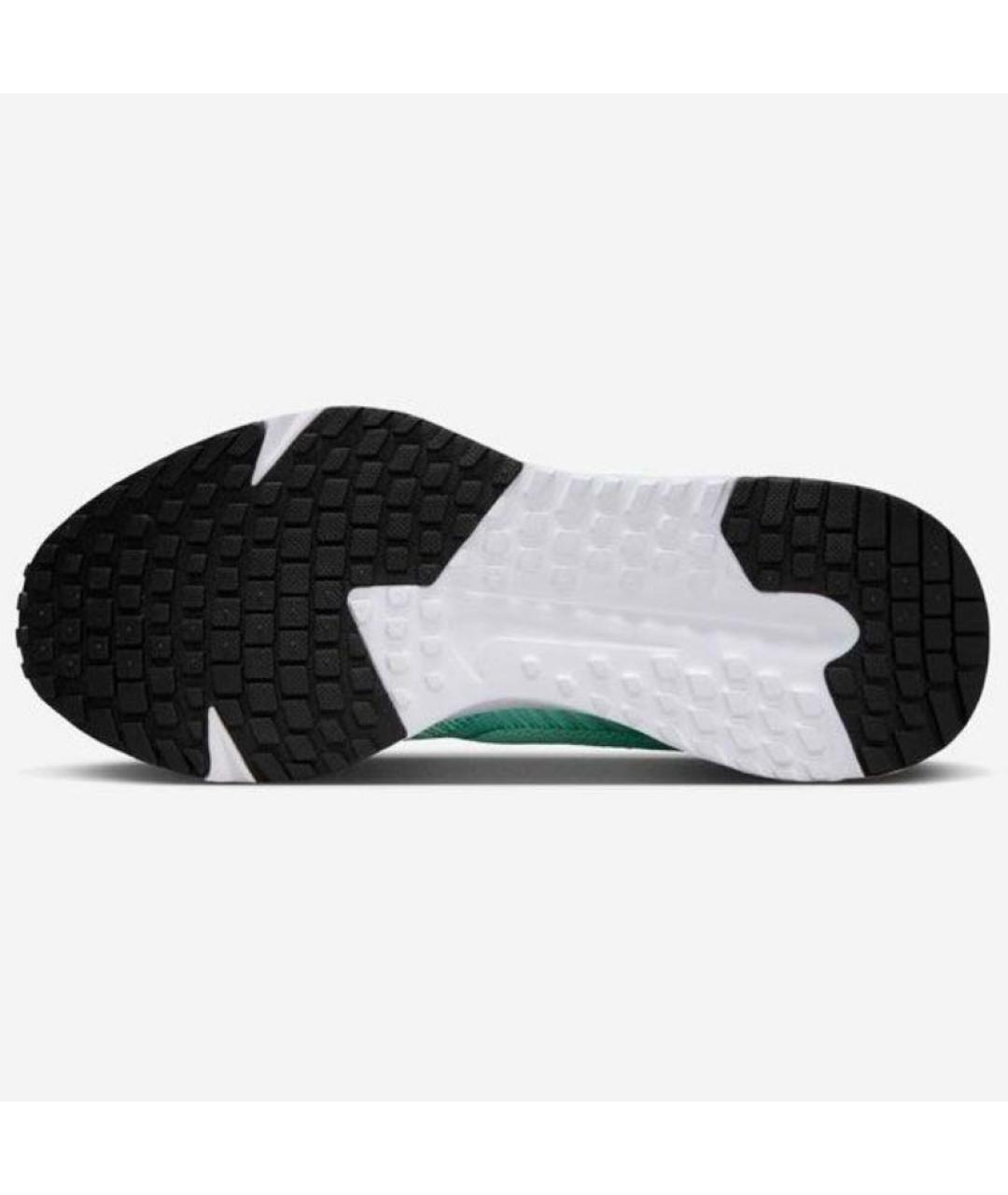 NIKE Зеленые текстильные низкие кроссовки / кеды, фото 5