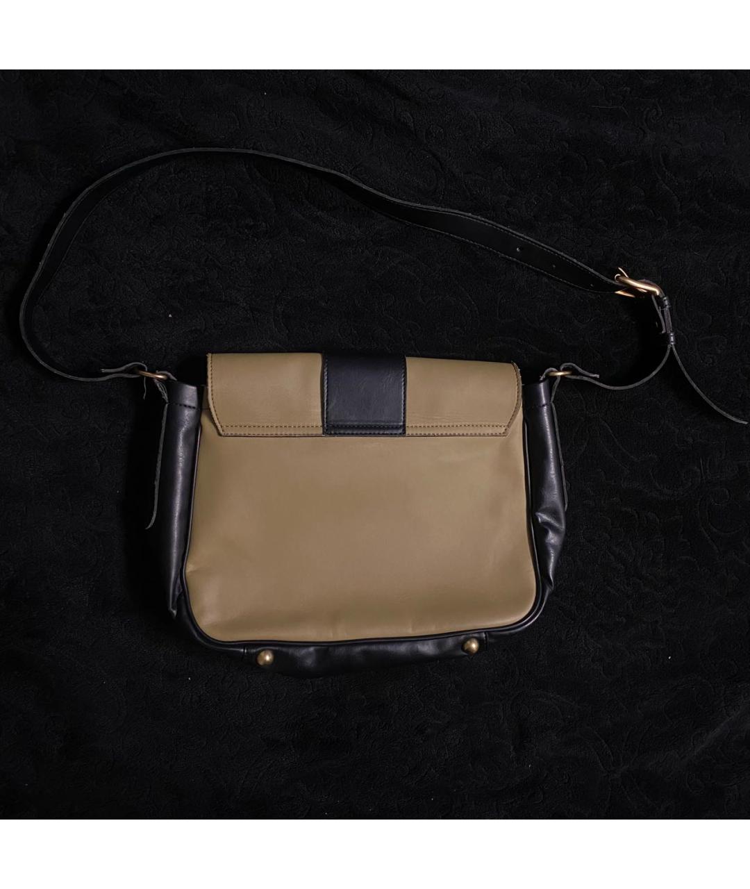 MARNI Хаки кожаная сумка через плечо, фото 3