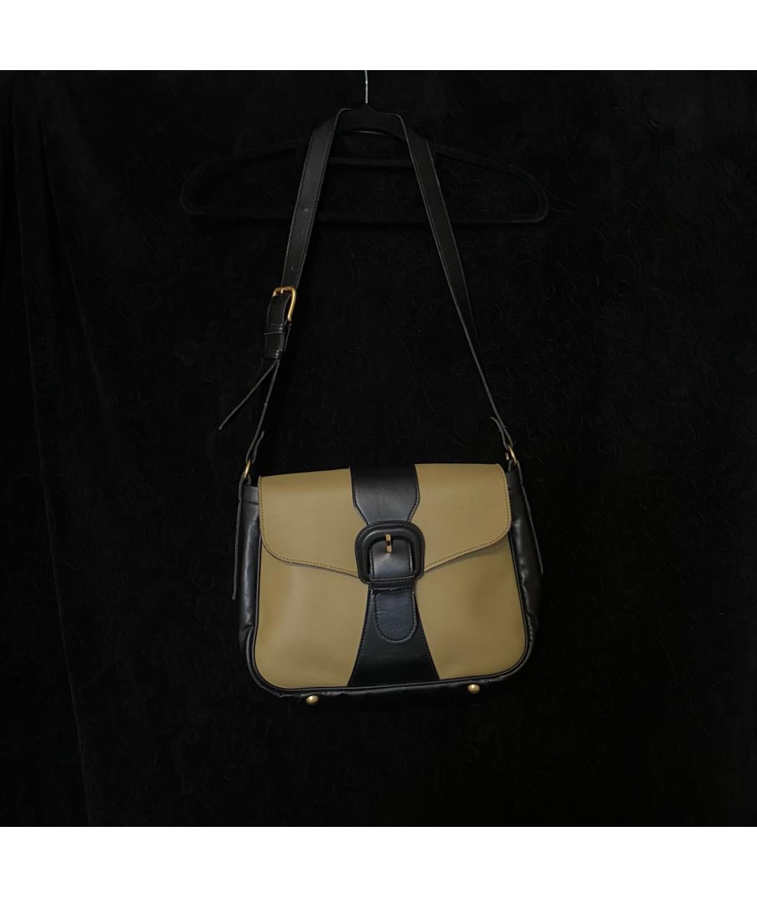 MARNI Хаки кожаная сумка через плечо, фото 5