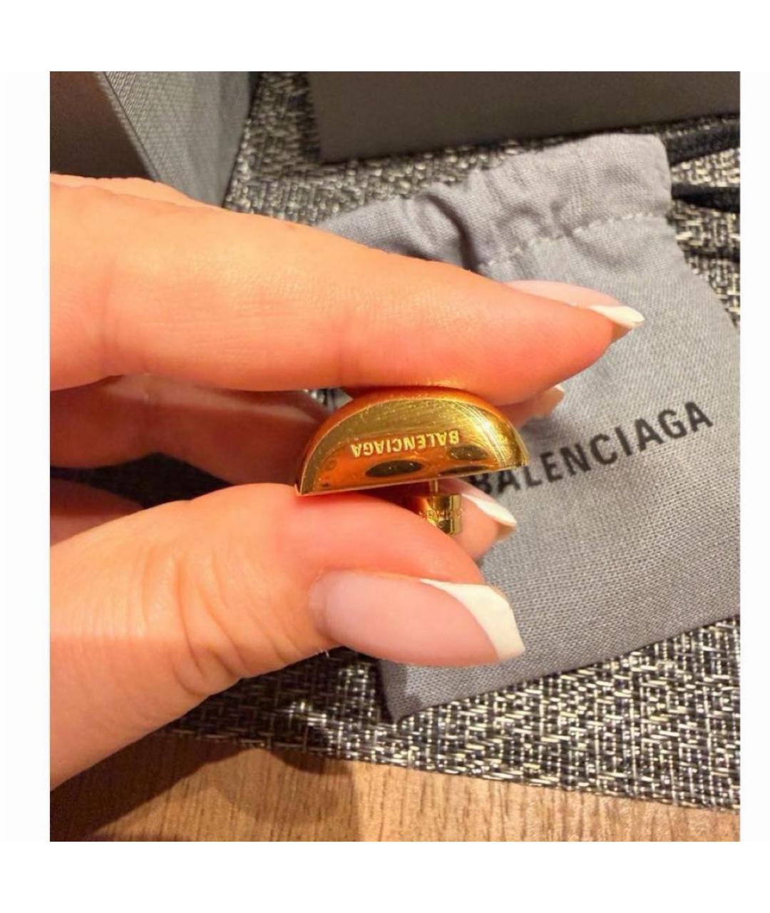 BALENCIAGA Золотые серьги, фото 4