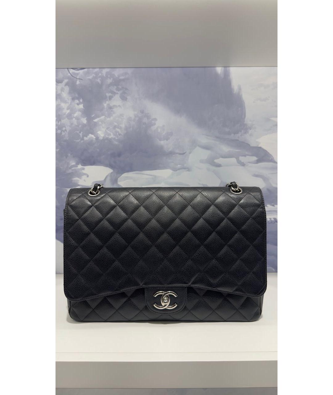 CHANEL Черная кожаная сумка через плечо, фото 9