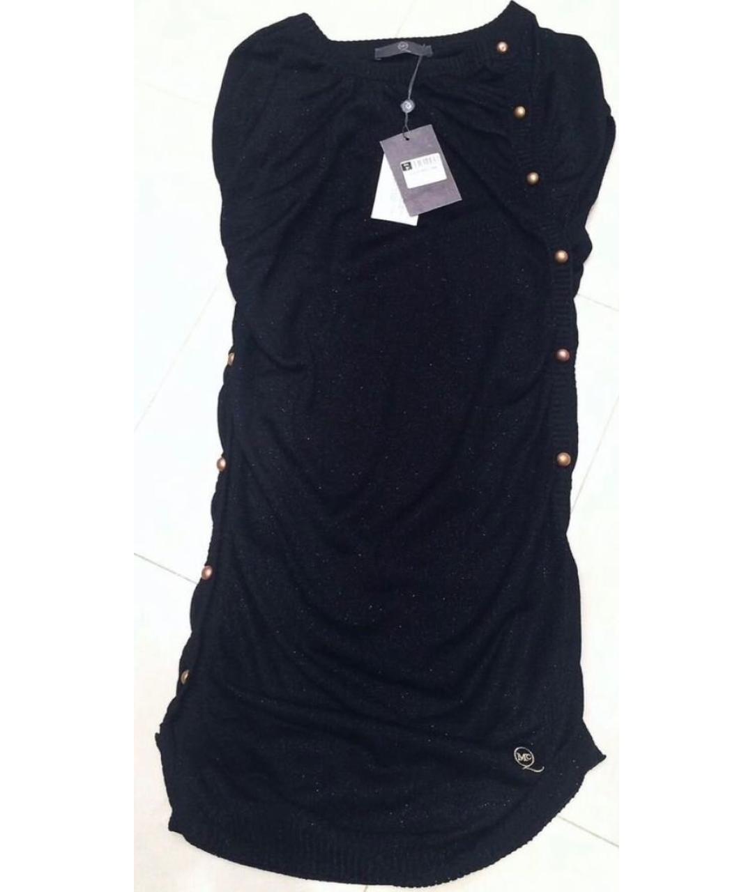 ALEXANDER MCQUEEN Черное полиэстеровое повседневное платье, фото 6