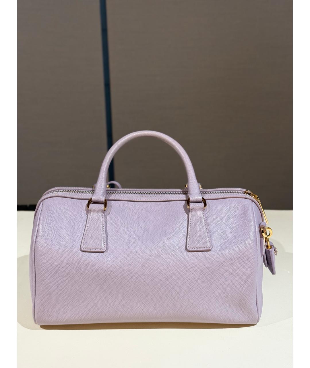 PRADA Фиолетовая кожаная сумка через плечо, фото 6