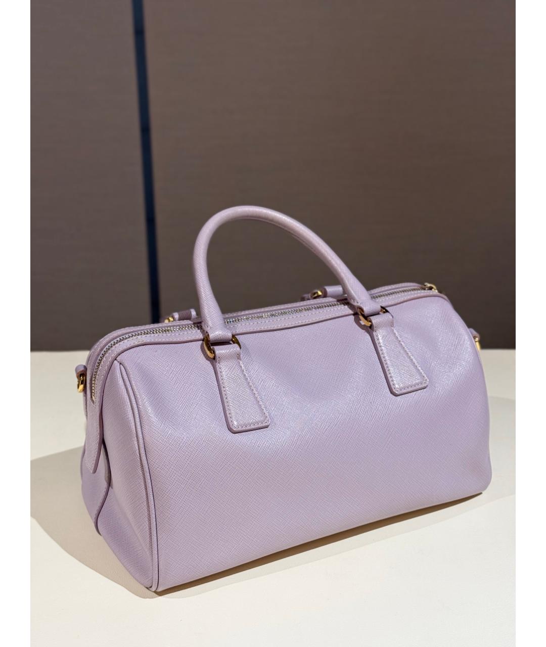 PRADA Фиолетовая кожаная сумка через плечо, фото 8