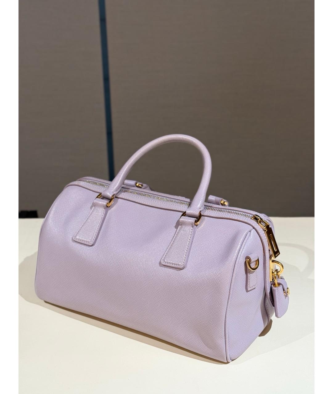 PRADA Фиолетовая кожаная сумка через плечо, фото 7