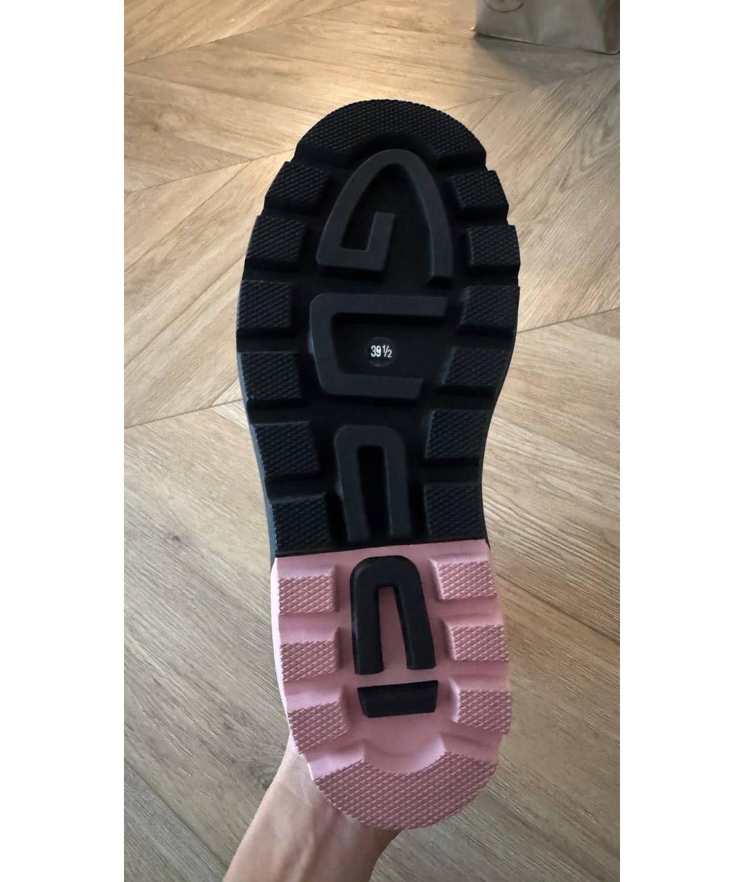 GUCCI Черные кожаные ботинки, фото 5