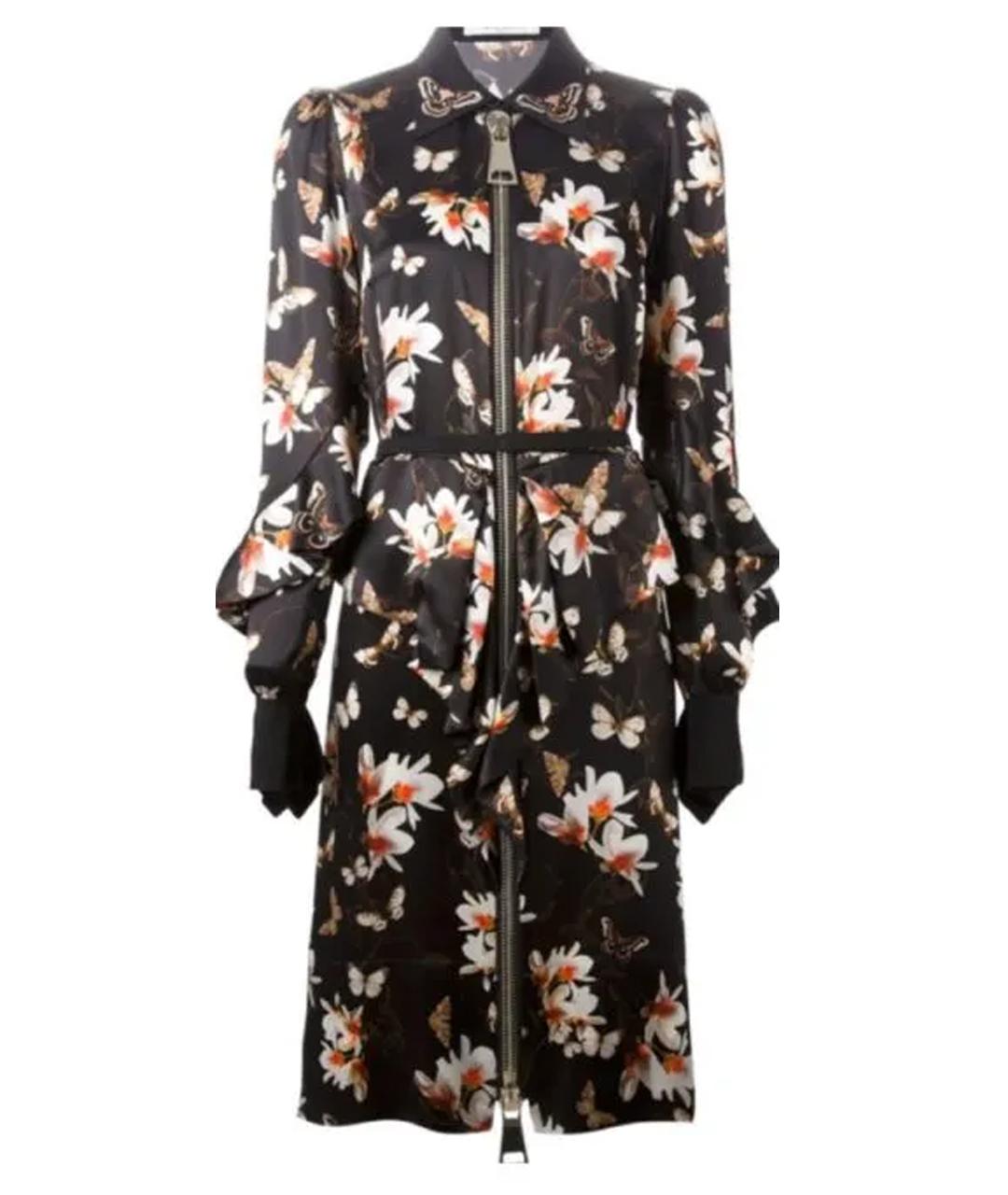 GIVENCHY Мульти шелковое коктейльное платье, фото 1