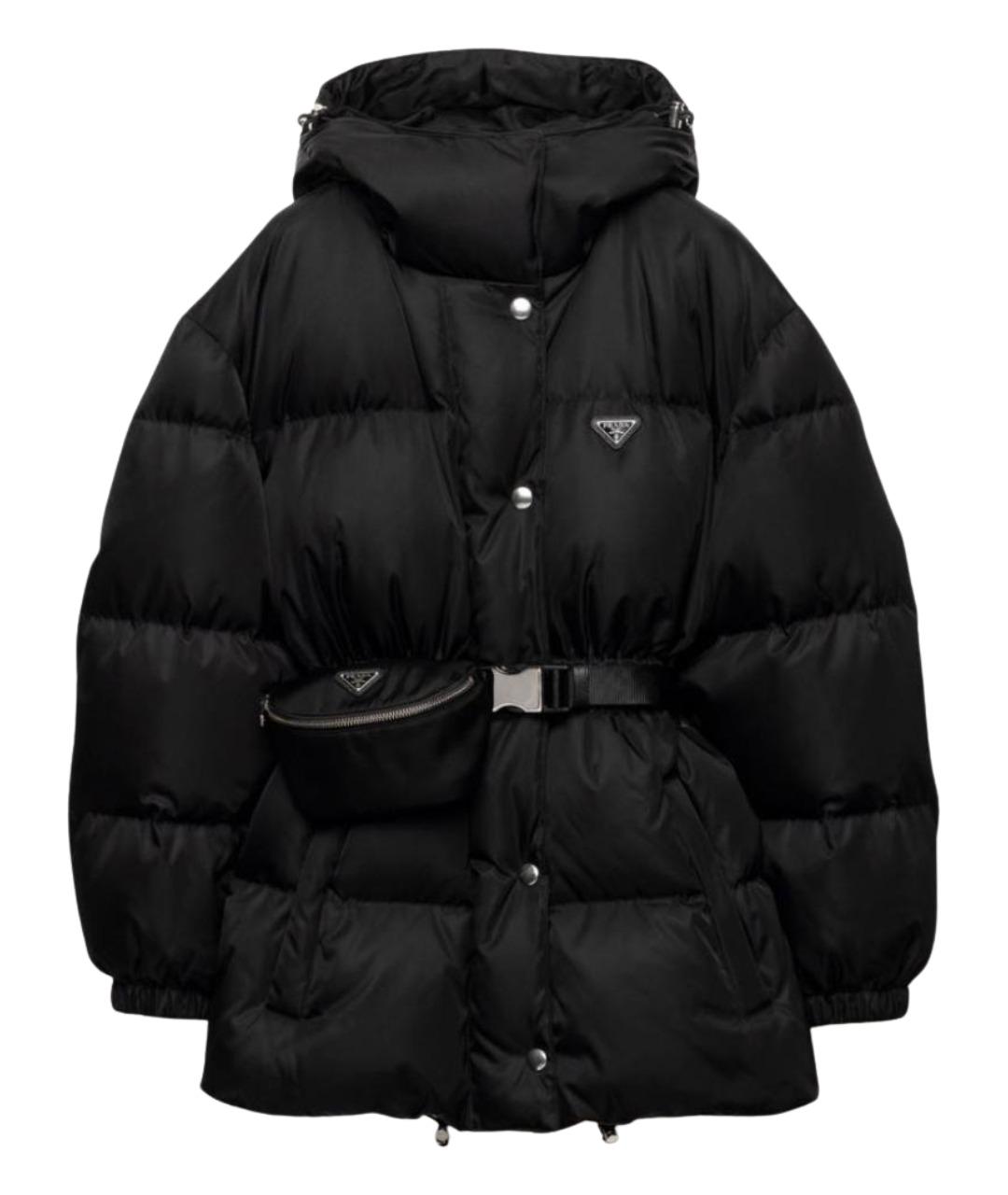 PRADA Черная полиамидовая куртка, фото 1