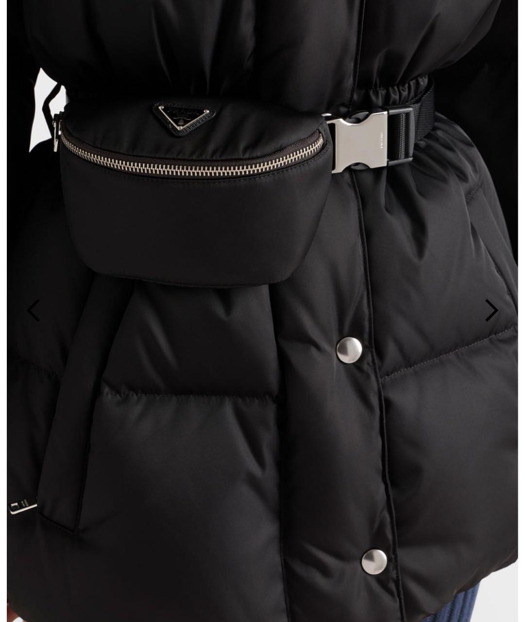 PRADA Черная полиамидовая куртка, фото 2