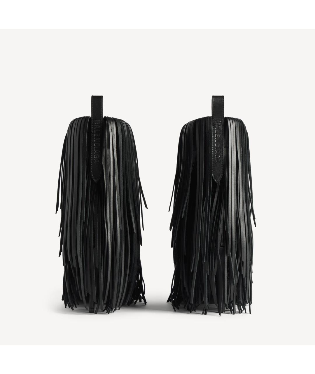 BALENCIAGA Черные кожаные сапоги, фото 5