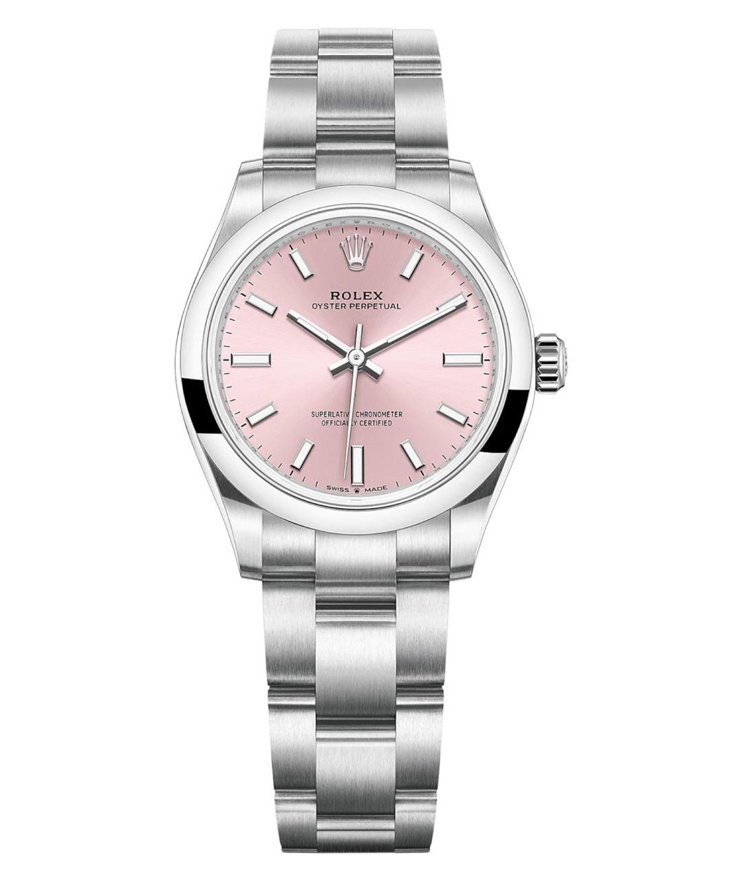 ROLEX Розовые часы, фото 1