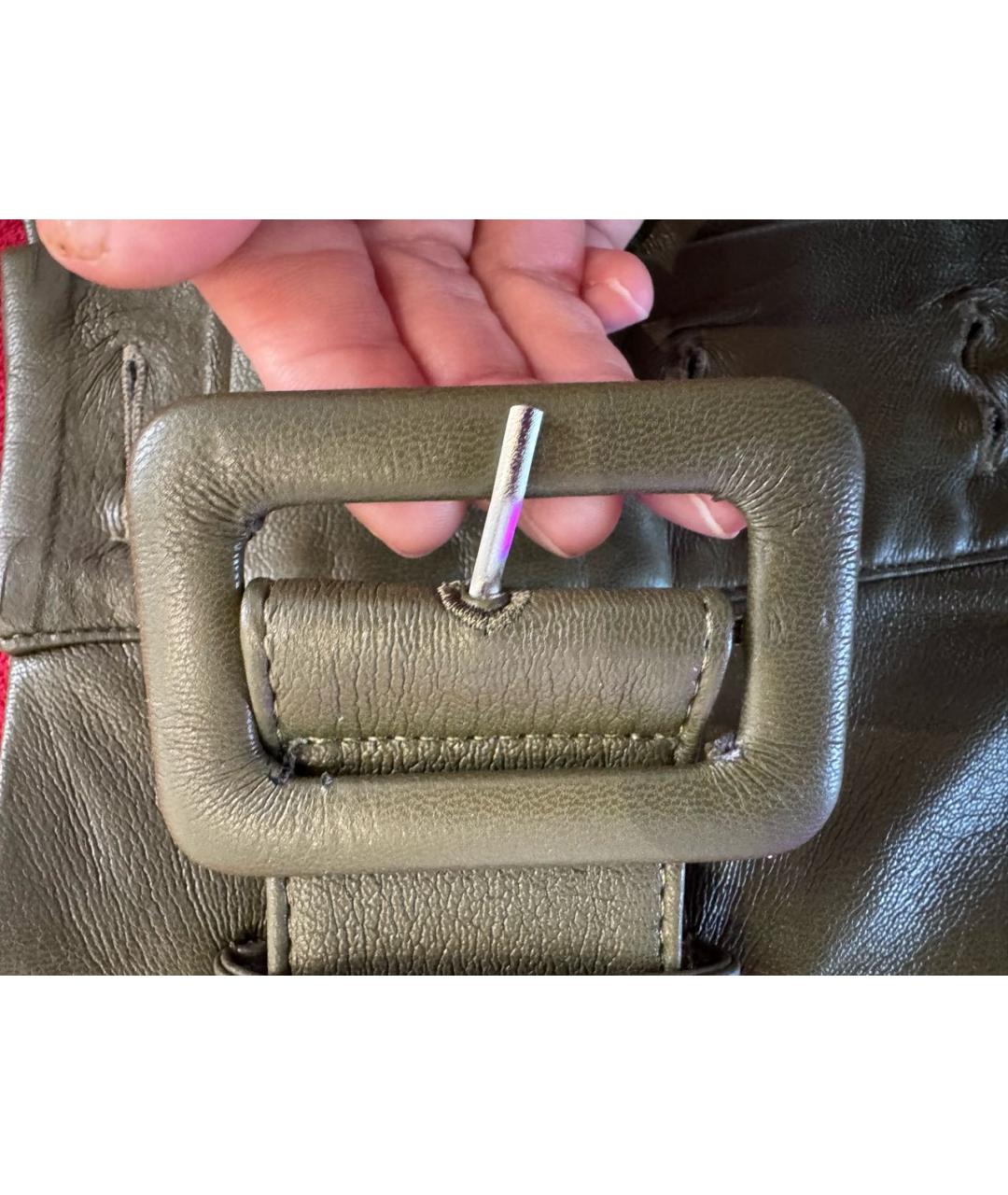 SELF-PORTRAIT Хаки шорты, фото 5