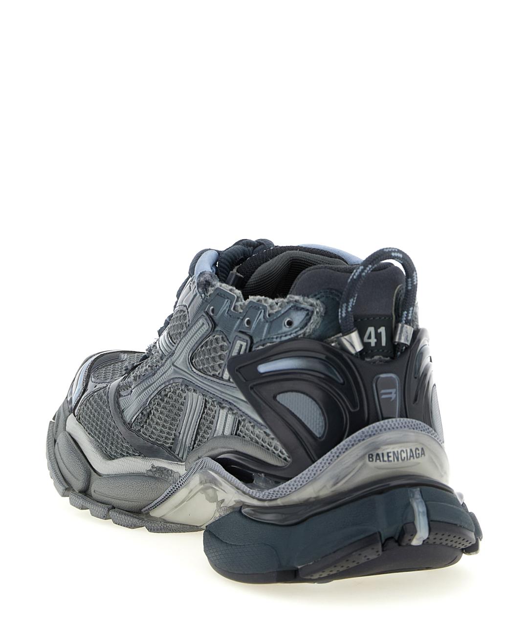 BALENCIAGA Мульти текстильные низкие кроссовки / кеды, фото 3