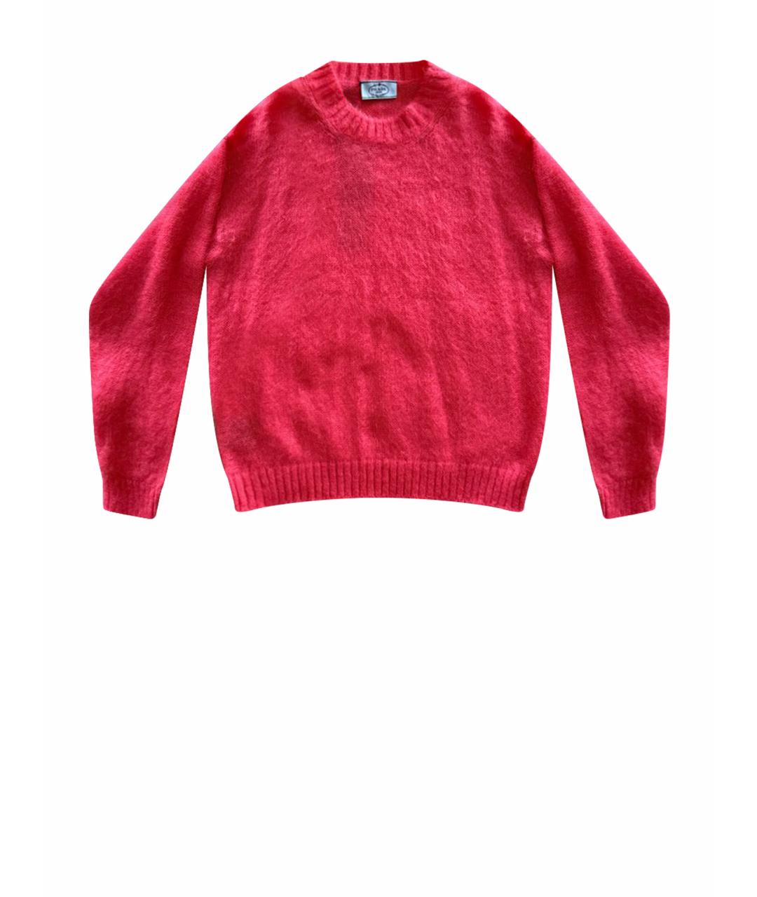 PRADA Розовый шерстяной джемпер / свитер, фото 1