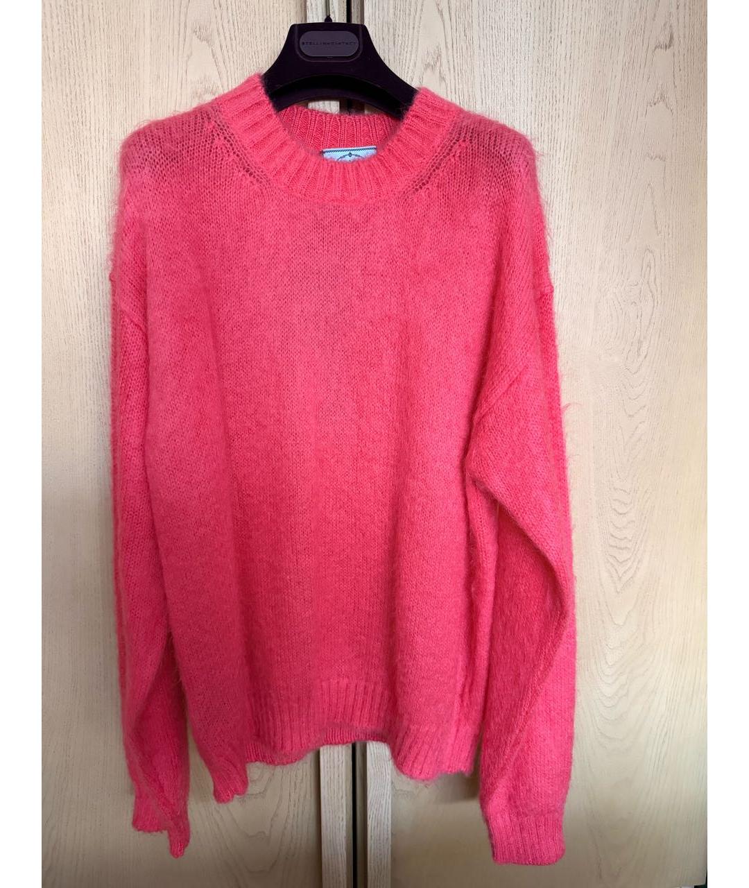 PRADA Розовый шерстяной джемпер / свитер, фото 5