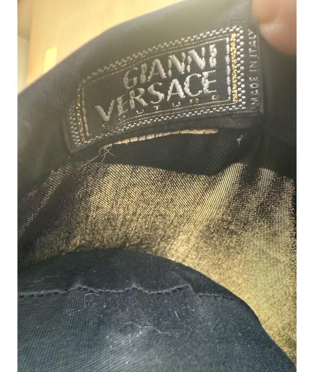 VERSACE Черная хлопковая блузы, фото 3