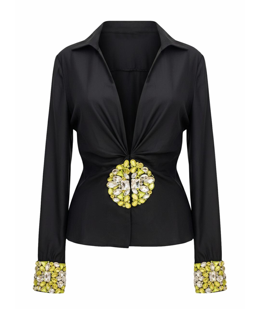 VERSACE Черная хлопковая блузы, фото 1