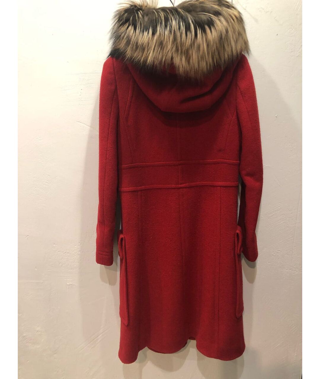 SONIA RYKIEL Красное шерстяное пальто, фото 2