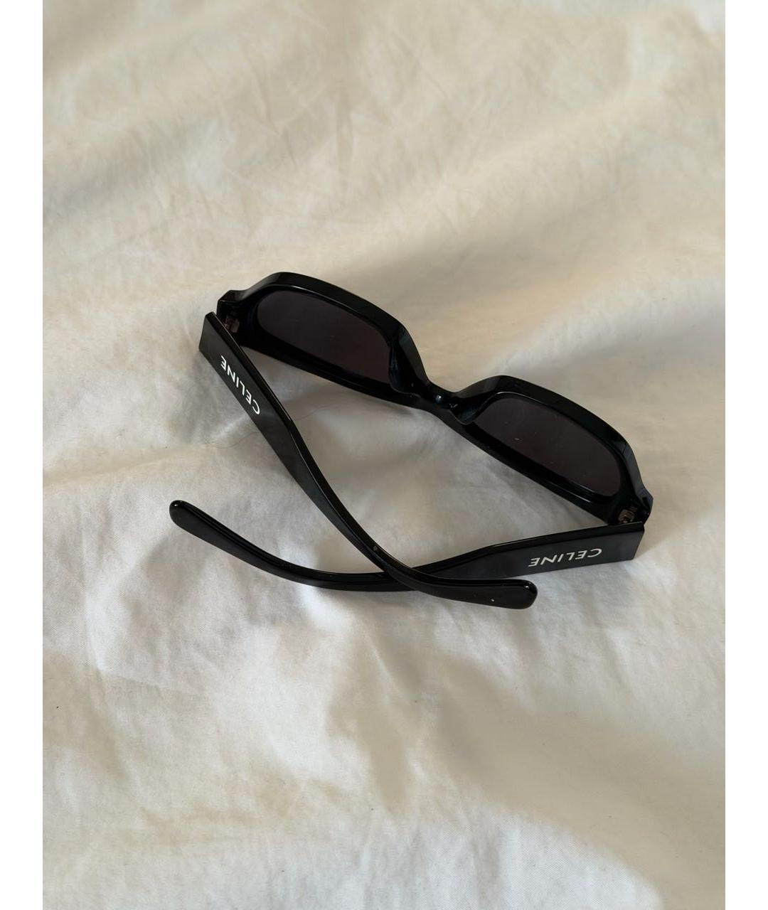 CELINE Черные пластиковые солнцезащитные очки, фото 7