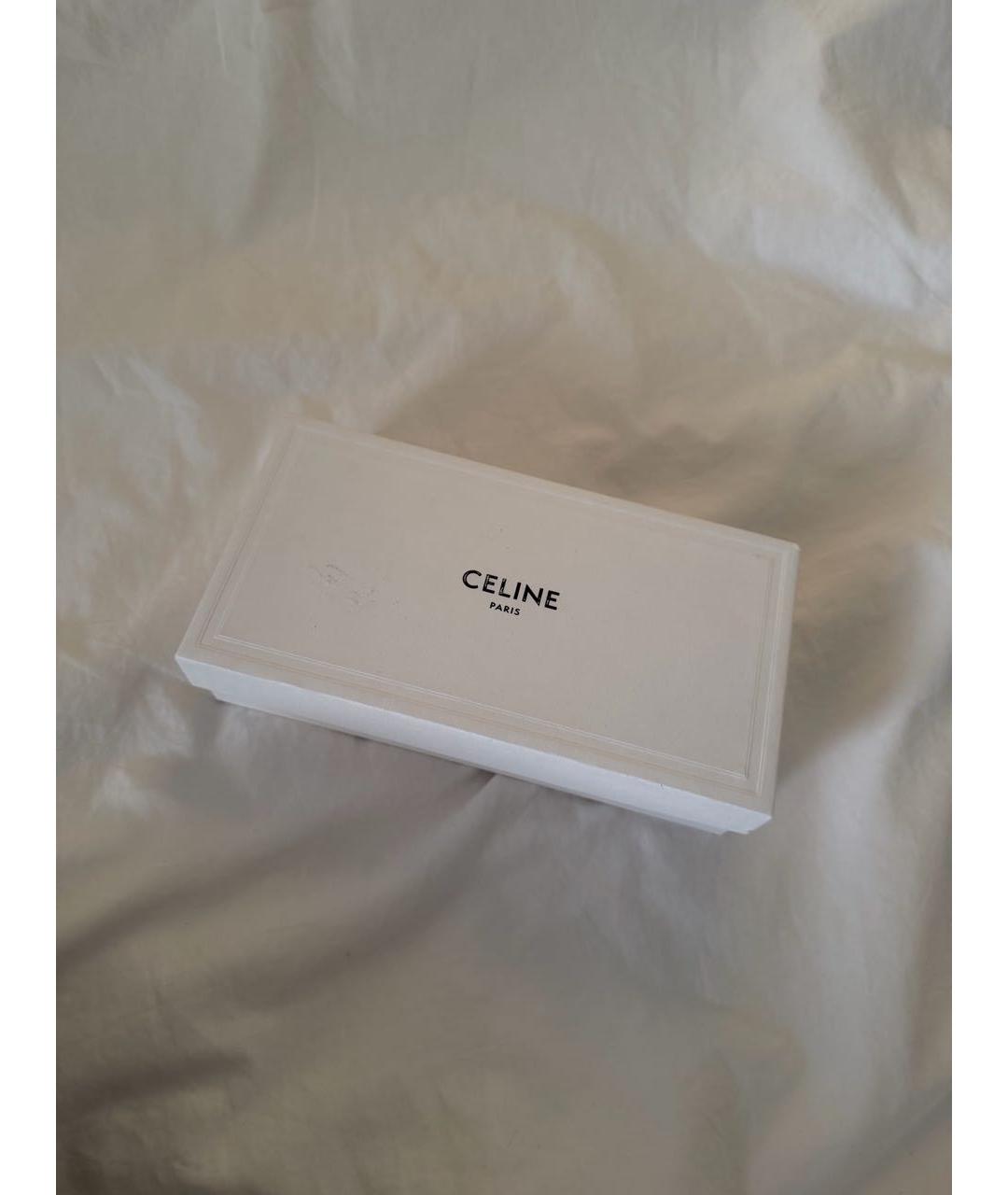 CELINE Черные пластиковые солнцезащитные очки, фото 4