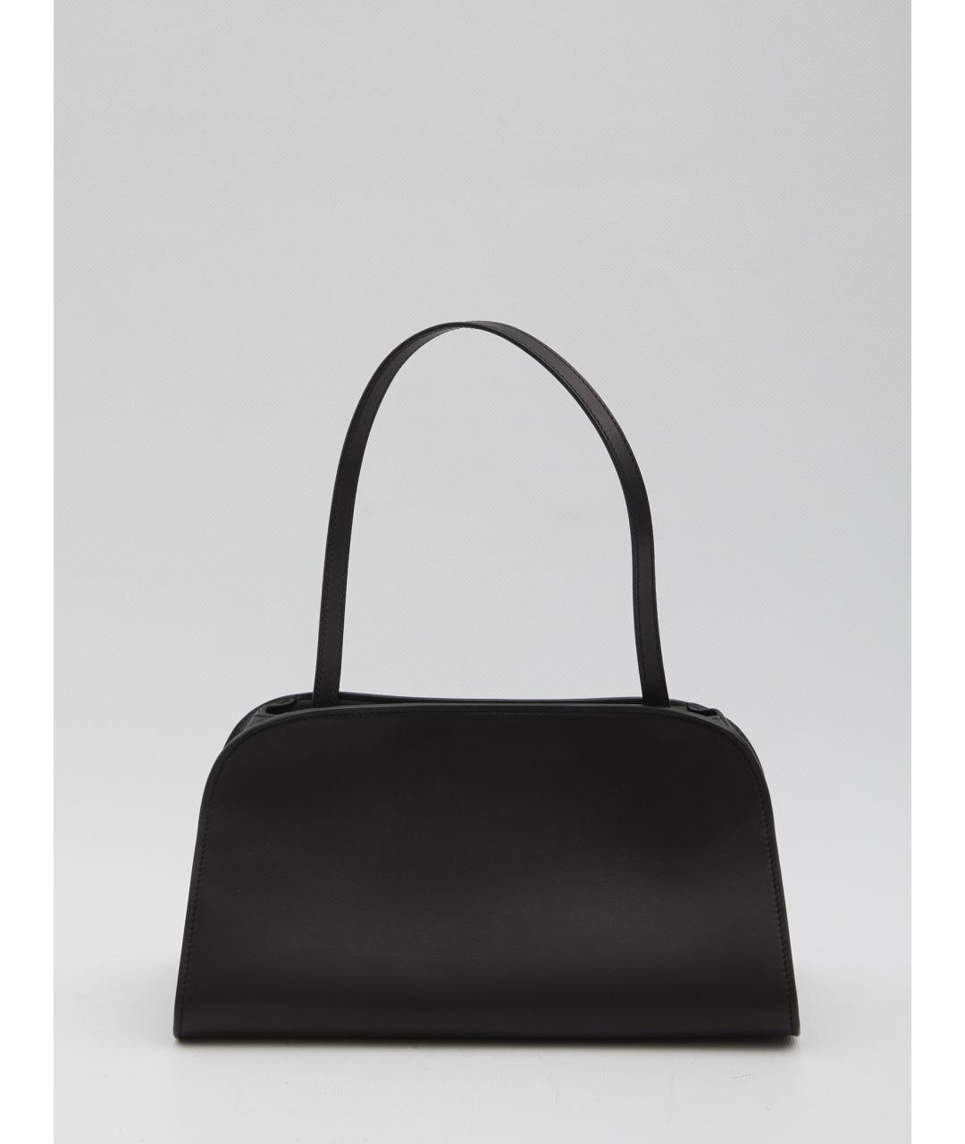 THE ROW Черная кожаная сумка через плечо, фото 5