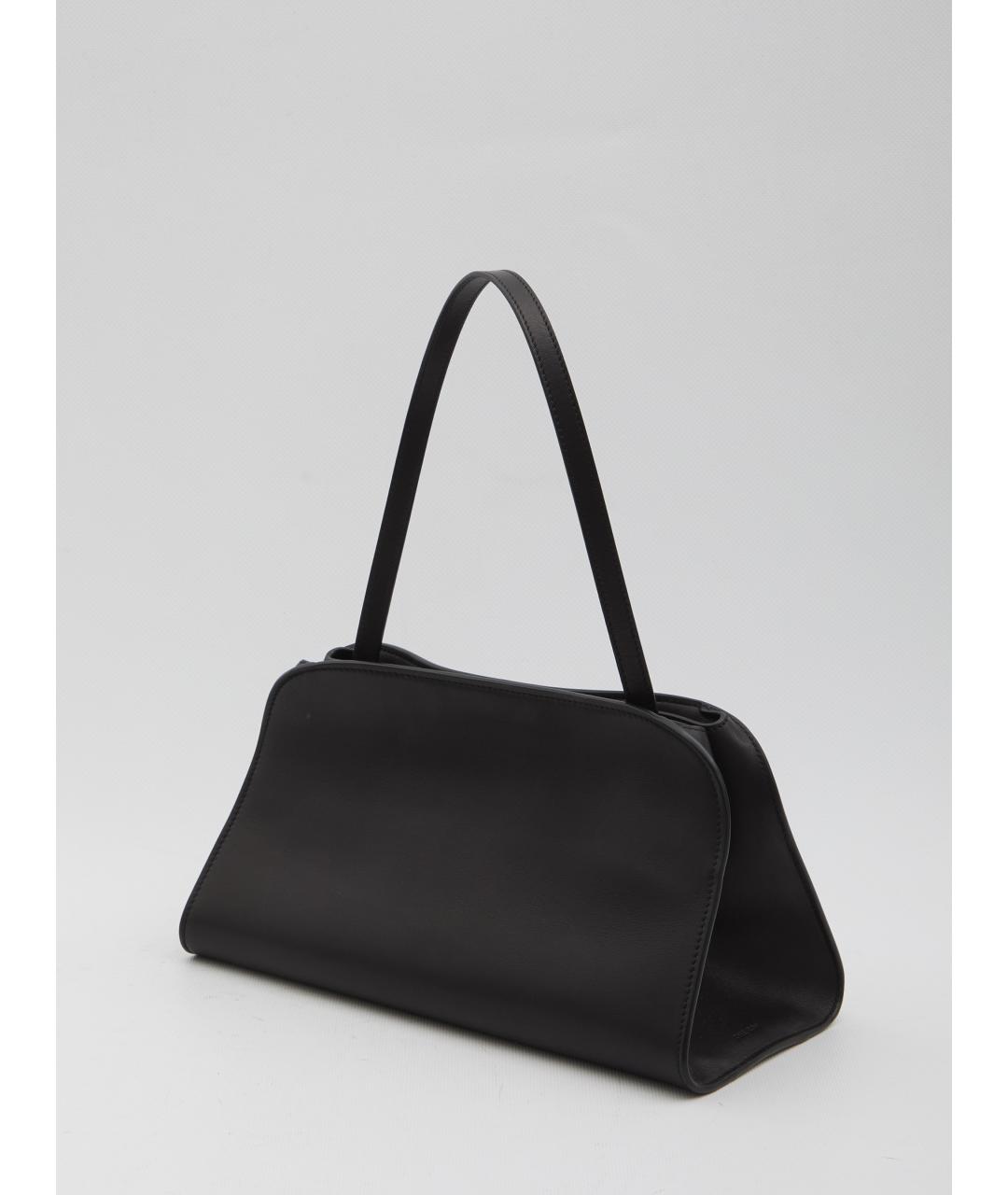 THE ROW Черная кожаная сумка через плечо, фото 2