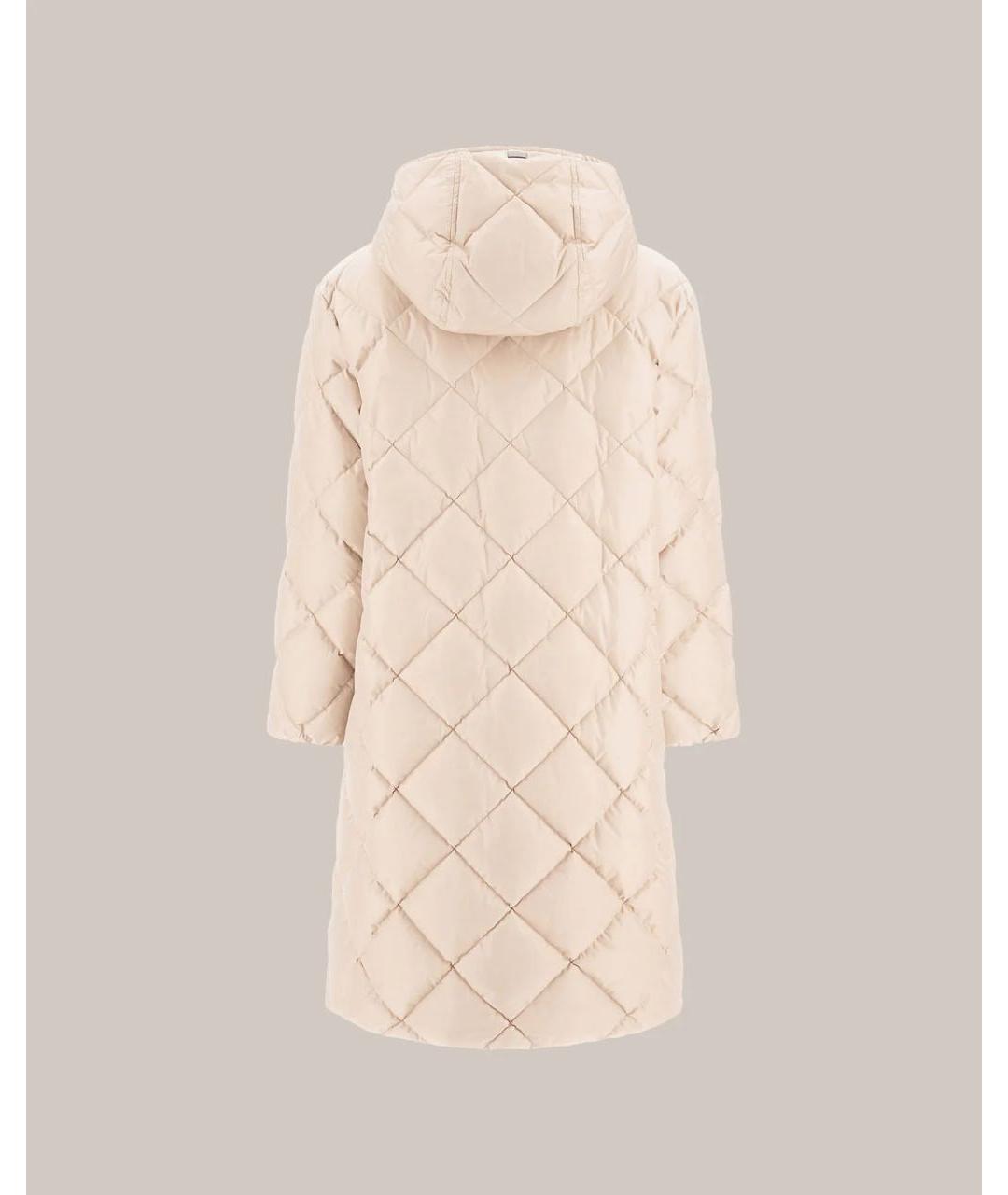 HERNO Бежевый полиамидовый пуховик, фото 3