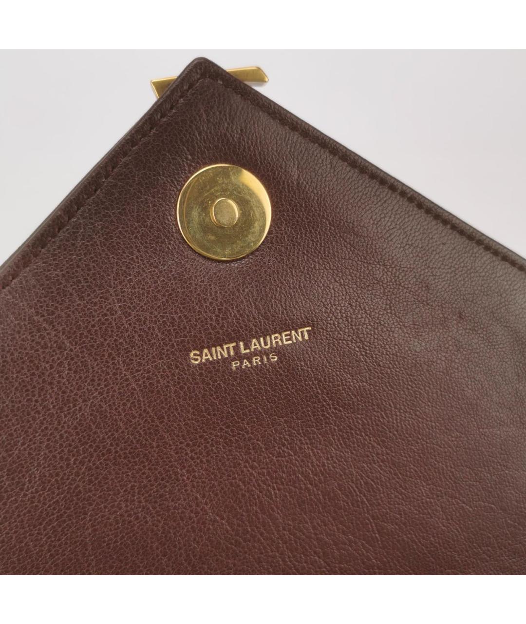 SAINT LAURENT Кожаная сумка через плечо, фото 7