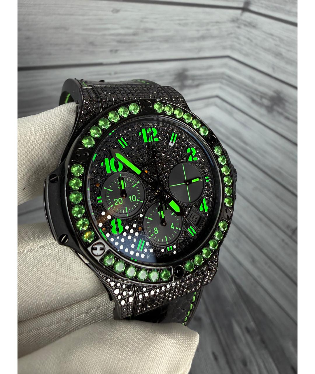 HUBLOT Черные часы, фото 4