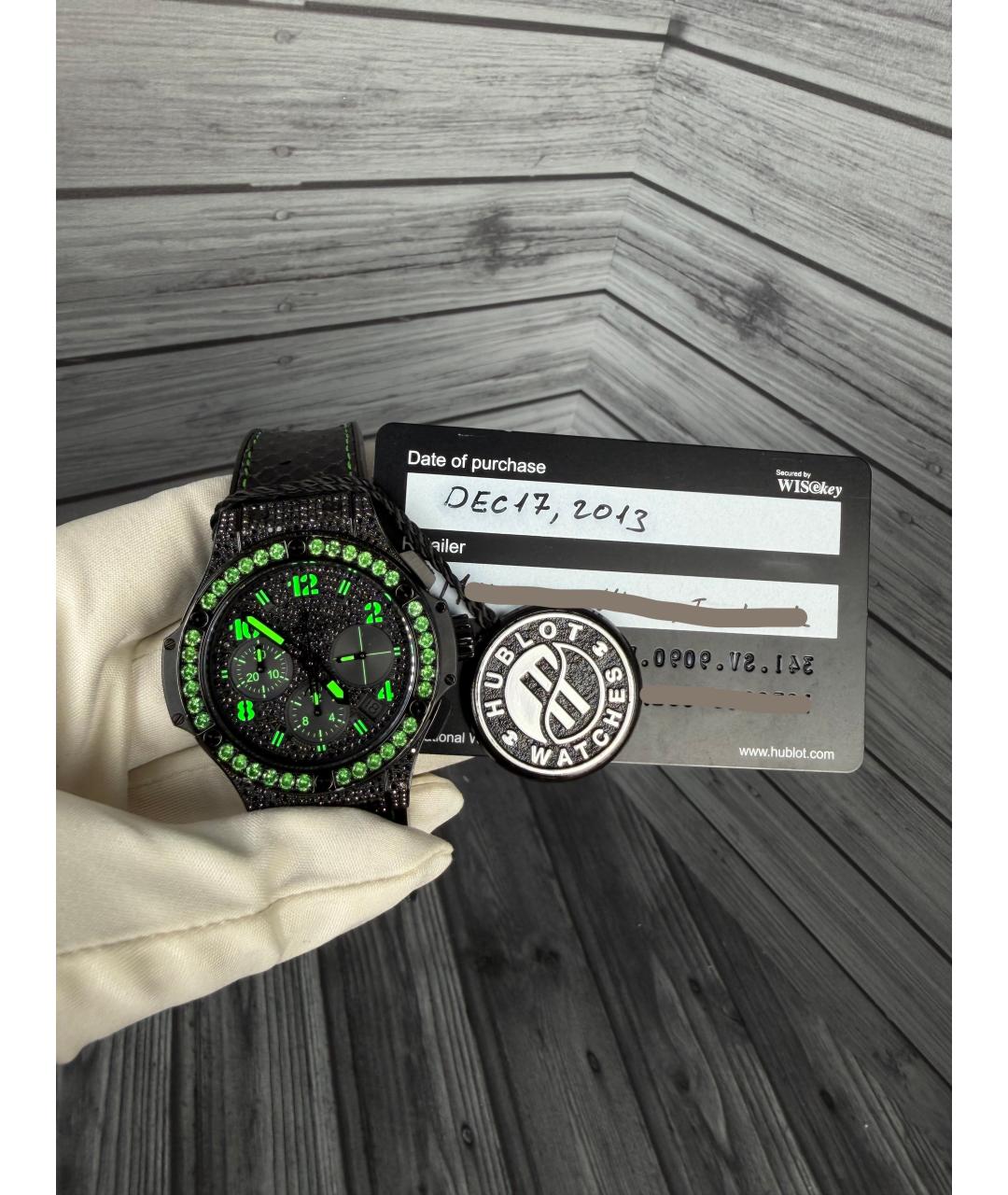 HUBLOT Черные часы, фото 2