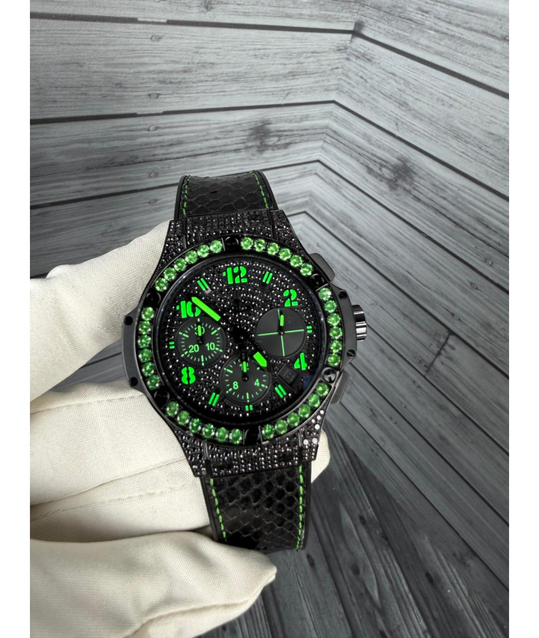 HUBLOT Черные часы, фото 3
