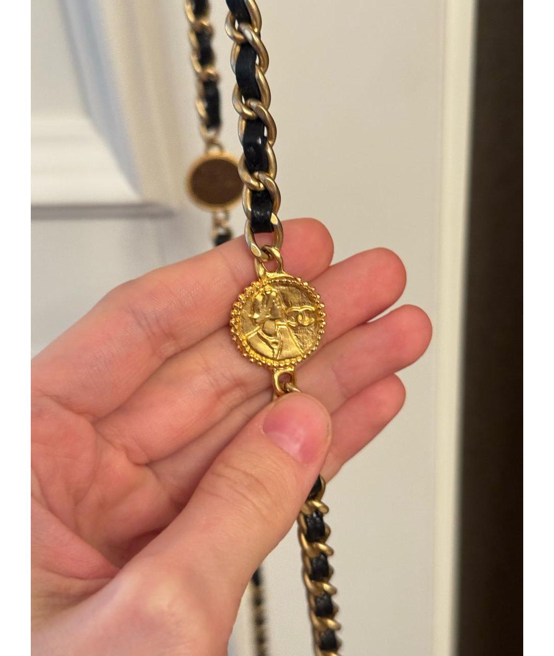 CHANEL Черная кожаная сумка через плечо, фото 5