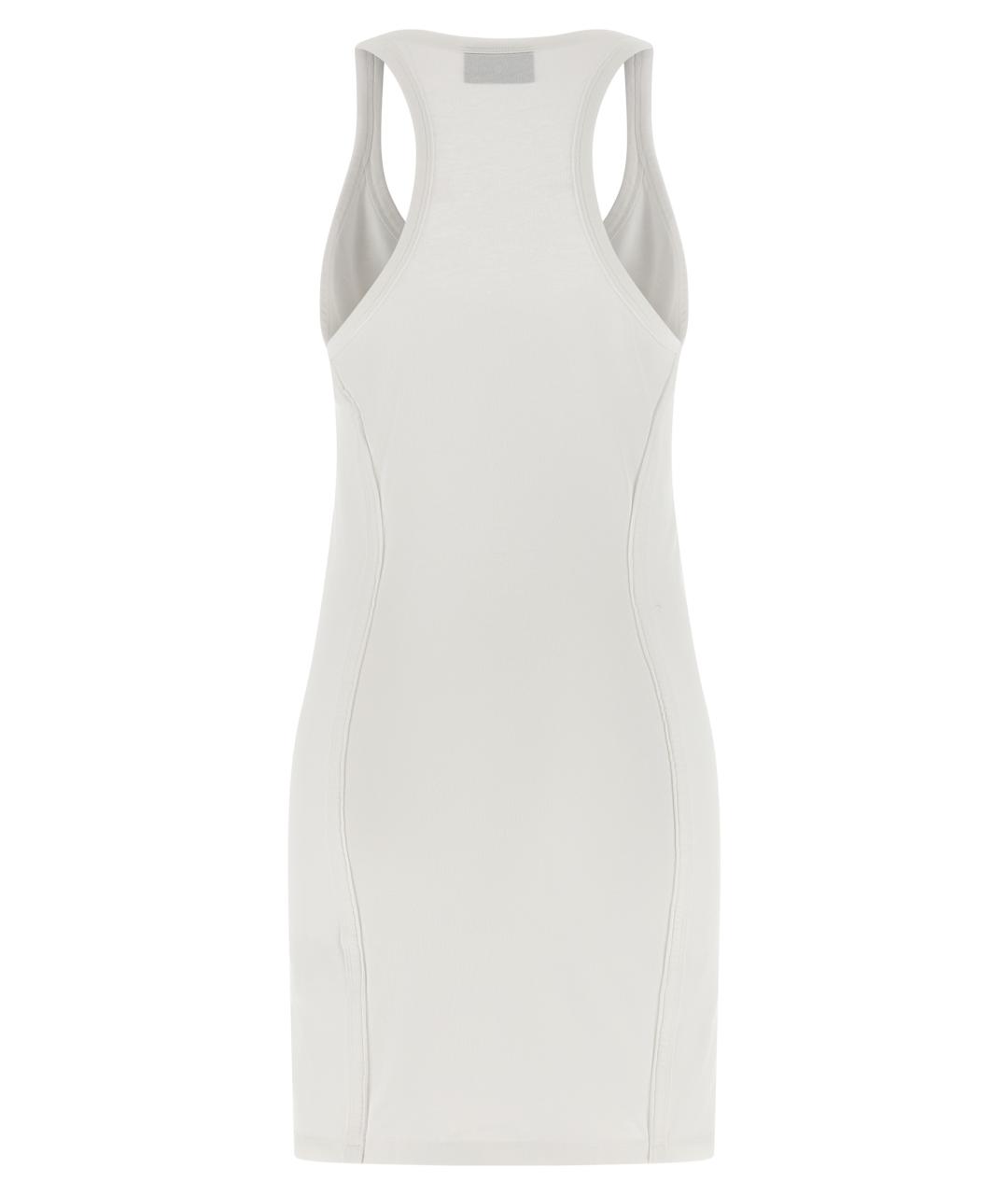 DSQUARED2 Белое хлопковое повседневное платье, фото 2