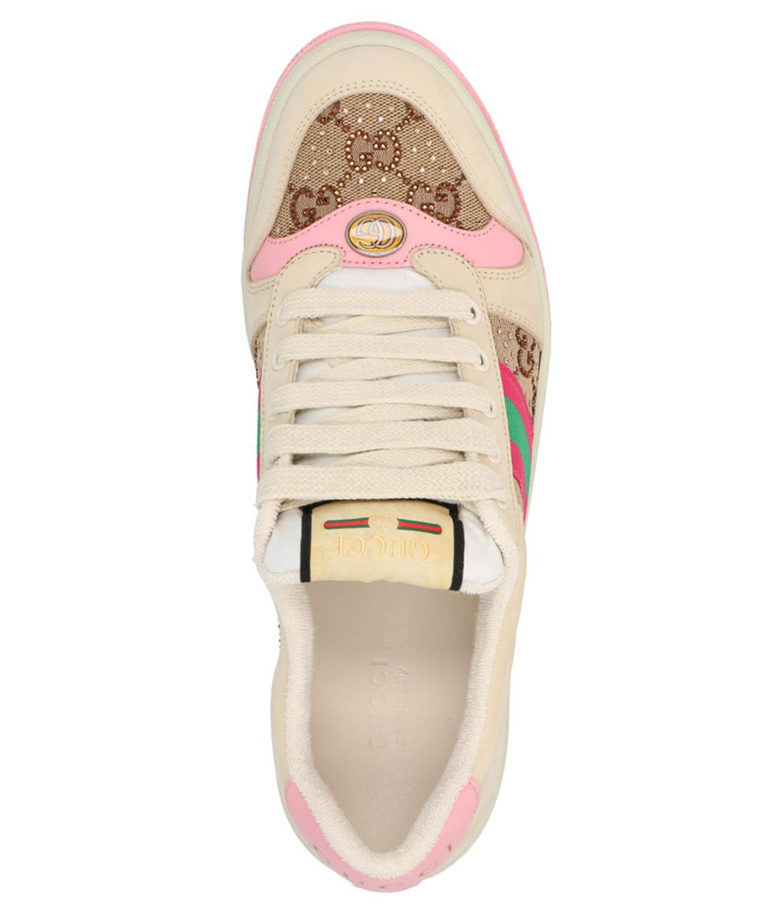 GUCCI Мульти кожаные кеды, фото 3