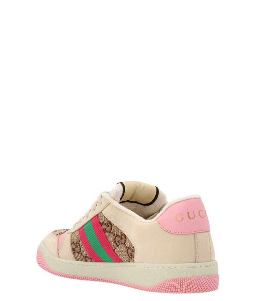 GUCCI Мульти кожаные кеды, фото 2